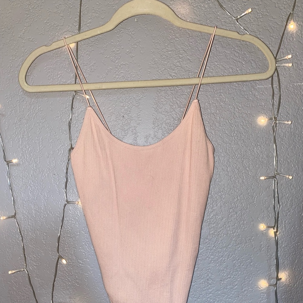 Blush body suit